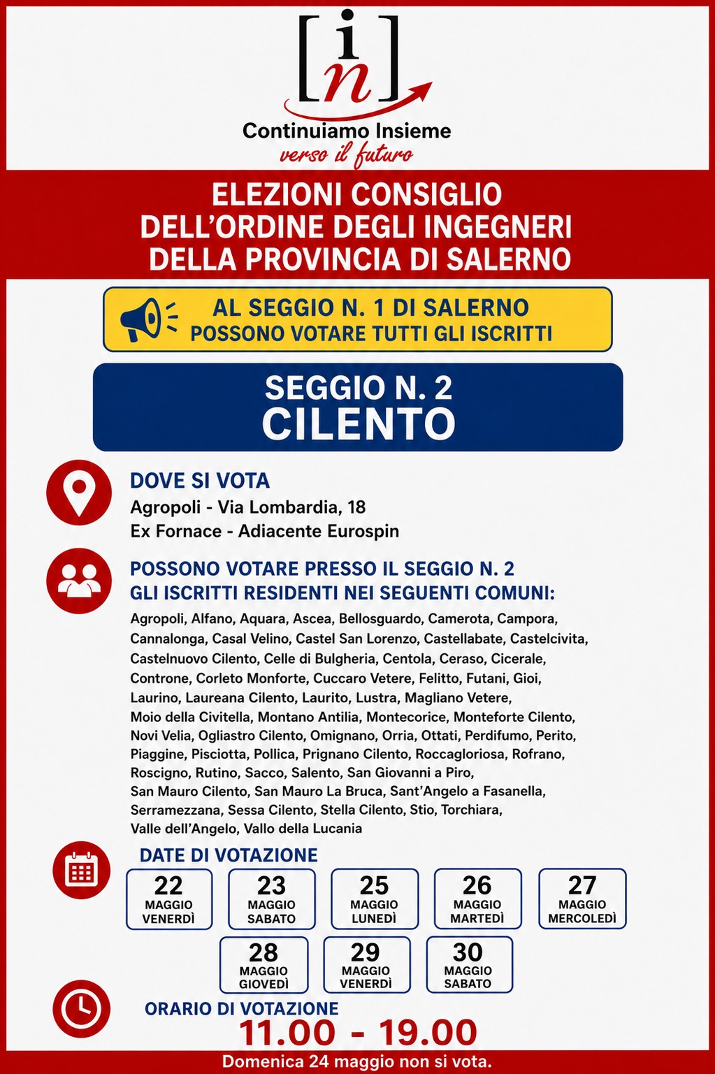 Evento campagna elettorale 2